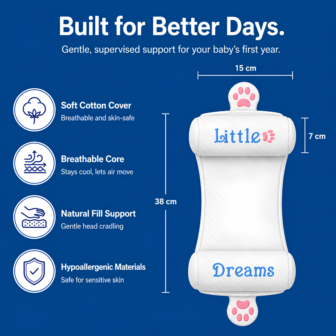 Mom-Era- Adjustable Baby Head Support Pillow