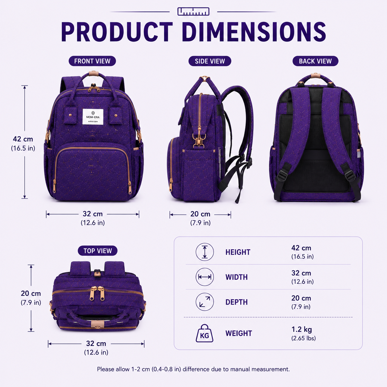 Diaper Changing Backpack